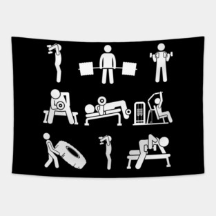 Bodybuilding Tapestry