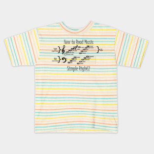 Reading Music Kids T-Shirt