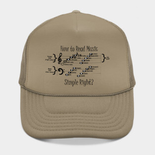 Reading Music Hat