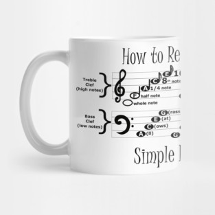 Reading Music Mug