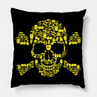 Skull Welding Tools Pillow