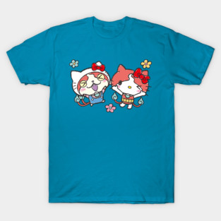 Hello Kitty x Jibanyan T-Shirt