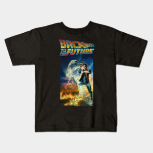 Back to the Future (1985) Retro Style Kids T-Shirt