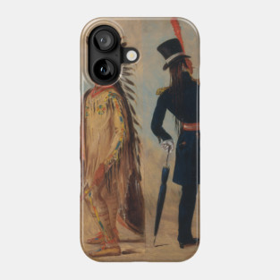 Wi-jun-jon, Pigeon's Egg Head (The Light) Going To and Returning From Washington by George Catlin Phone Case