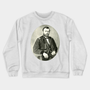 Union General Ulysses S Grant Photo Portrait Crewneck Sweatshirt