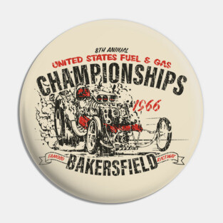 United States Fuel and Gas Championships 1966 Pin