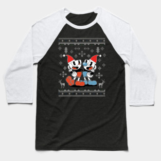 Cuphead Christmas Knit Baseball T-Shirt