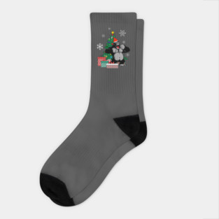 King Kong Around The Christmas Tree Socks