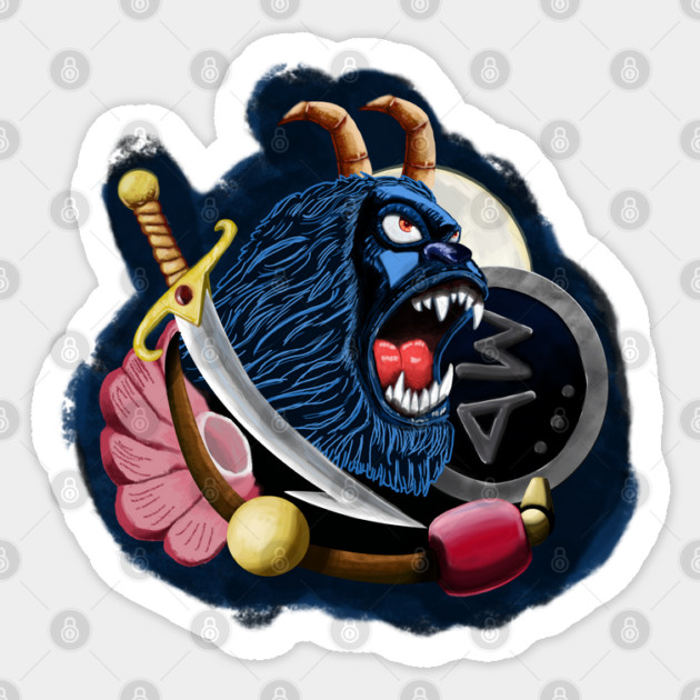 DEMON Sticker by droidmonkey