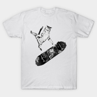 RAD SKATEBOARDING KICK FLIP CAT | SK8CAT T-Shirt