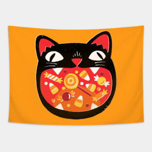Cat Treats Tapestry