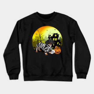 Happy Halloween Daschund Dogs Halloween Gift Crewneck Sweatshirt
