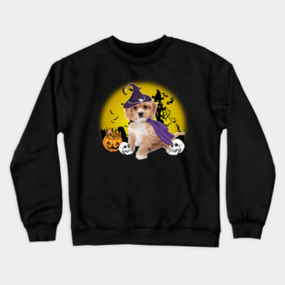 Happy Halloween Cavachon Dogs Halloween Gift Crewneck Sweatshirt