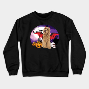 Happy Halloween Labradoodle Dogs Halloween Gift Crewneck Sweatshirt