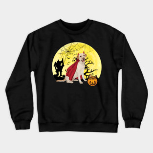 Happy Halloween Labrador Dogs Halloween Gift Crewneck Sweatshirt