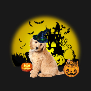Happy Halloween Cockapoo Dogs Halloween Gift T-Shirt