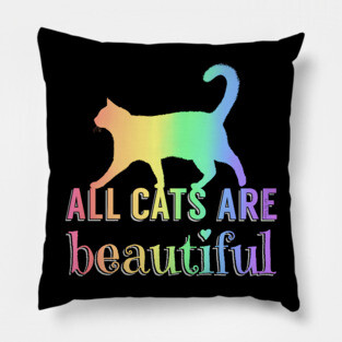 All cats are beautiful Pillow