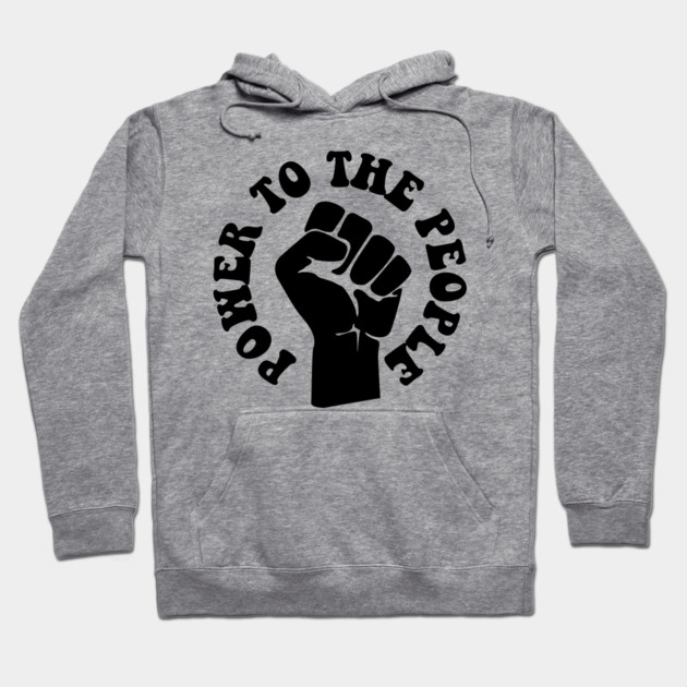 Power to the People, African American, Black Lives Hoodie by UrbanLifeApparel