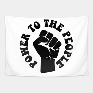 Power to the People, African American, Black Lives Tapestry