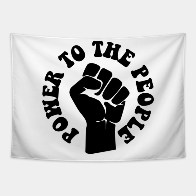 Power to the People, African American, Black Lives Tapestry by UrbanLifeApparel