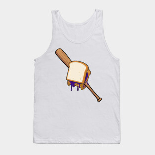 Peanut Butter Jelly With a Baseball Bat Tank Top