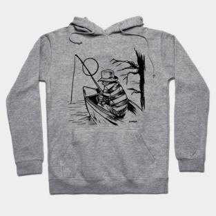 Tranquil Nightmare Fishing for TPInktober 2018 #tpinktober Hoodie