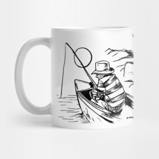 Tranquil Nightmare Fishing for TPInktober 2018 #tpinktober Mug