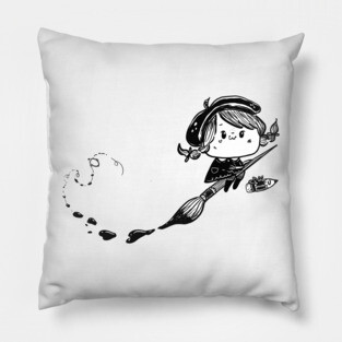 Artist Witch Pillow