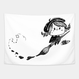 Artist Witch Tapestry