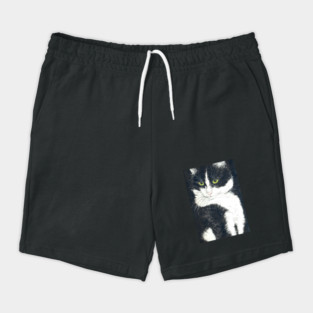 Tuxedo cat Shorts