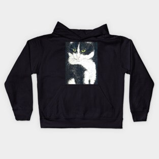 Tuxedo cat Kids Hoodie