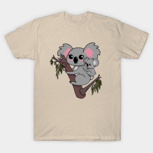 Kawaii koalas mother and baby T-Shirt