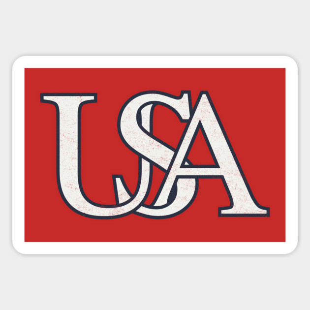 USA vintage Logo Sticker by stayfrostybro