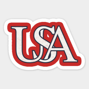 USA vintage Logo Magnet