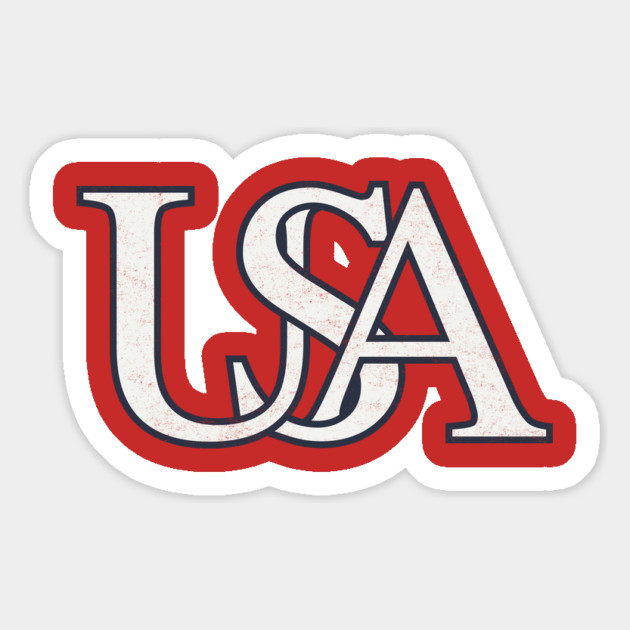USA vintage Logo Magnet by stayfrostybro