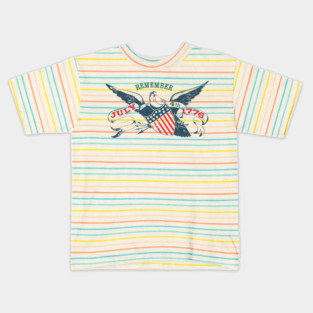 July 4th 1776 United States of America Kids T-Shirt