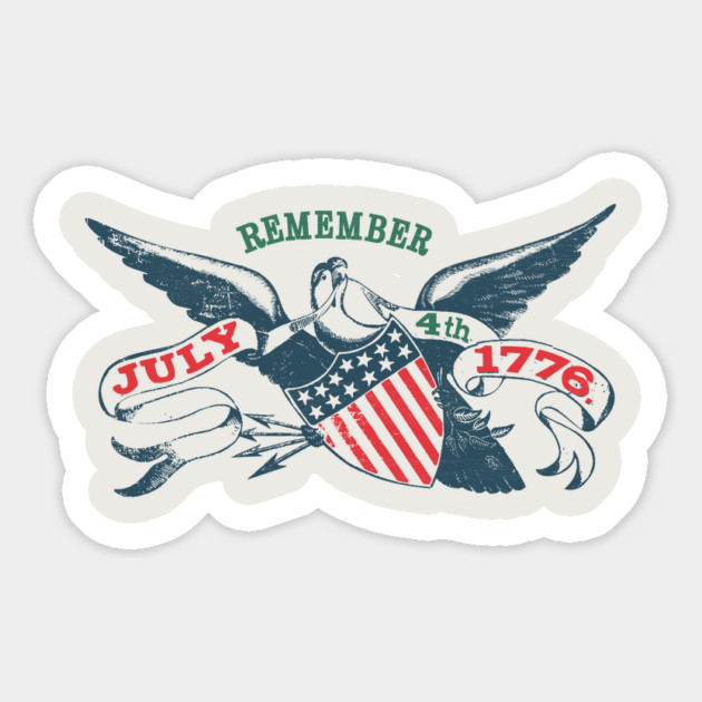 July 4th 1776 United States of America Magnet by stayfrostybro