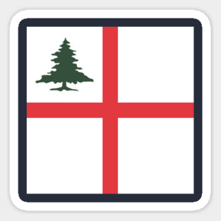 battle of bunker hill Flag Magnet