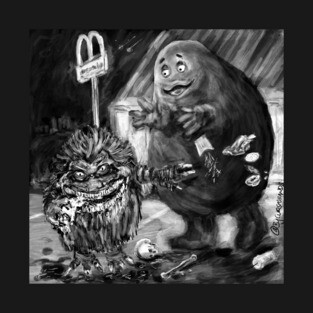 Grimace versus Critters T-Shirt
