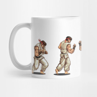 Street Fighter 2 Ryu Shoryuken Mug