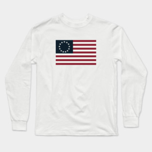 Betsy Ross Flag Long Sleeve T-Shirt