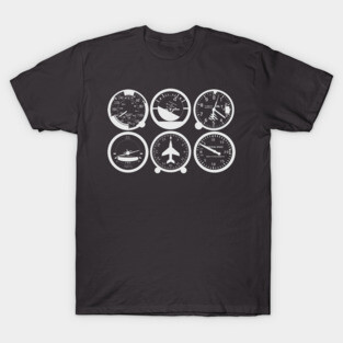 Pilot's Basic Six, One Color Edition T-Shirt