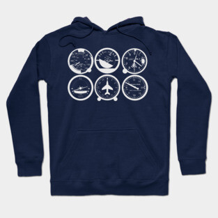 Pilot's Basic Six, One Color Edition Hoodie