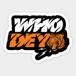 Who Dat Cincinnati Sticker