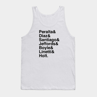 B99 Characters (Black) Tank Top