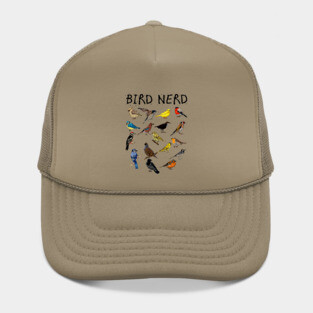 'Bird Nerd Different Kinds of Bird' Cute Bird Lover Gift Hat