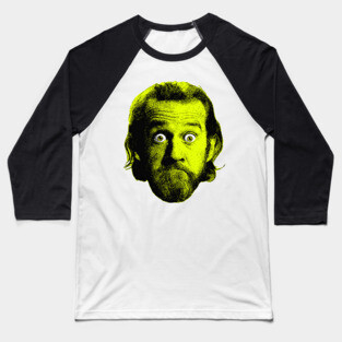 George Carlin /// Punksthetic Fan Artwork Baseball T-Shirt