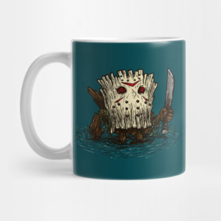 Camp Crystal Lake Log Mug