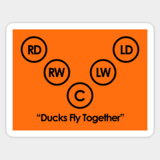 Ducks Fly Together Sticker