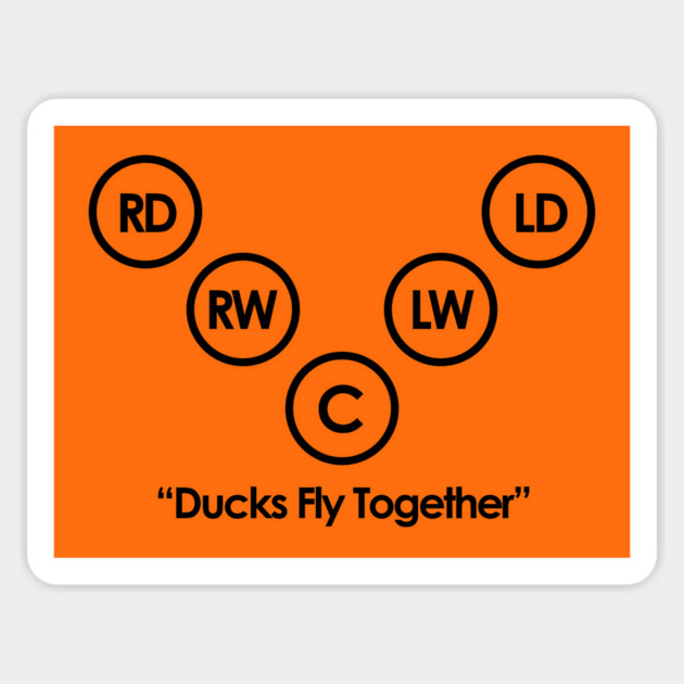 Ducks Fly Together Sticker by stayfrostybro